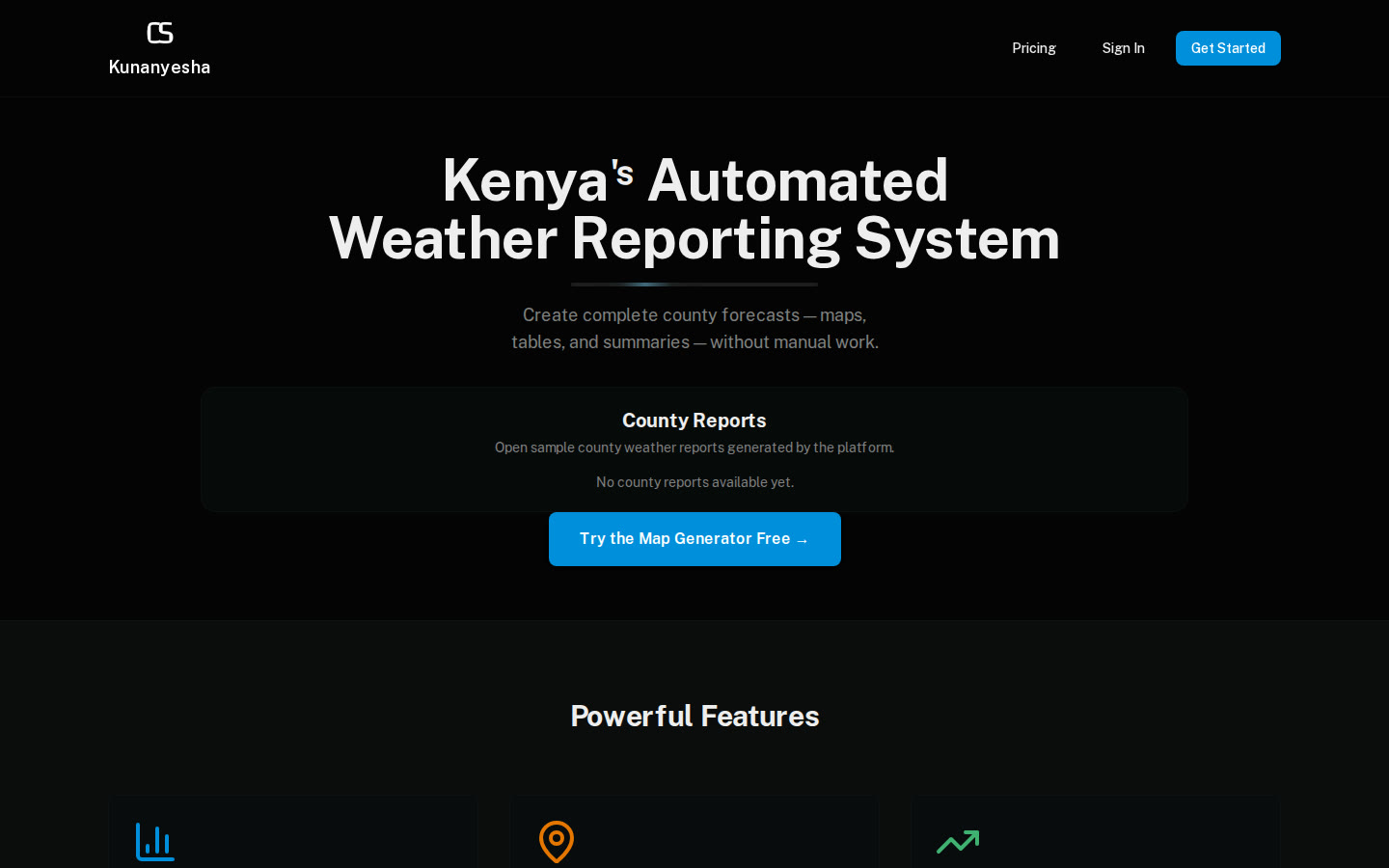 The Kunanyesha website